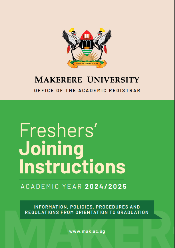 MAK FRESHERS JOINING GUIDE